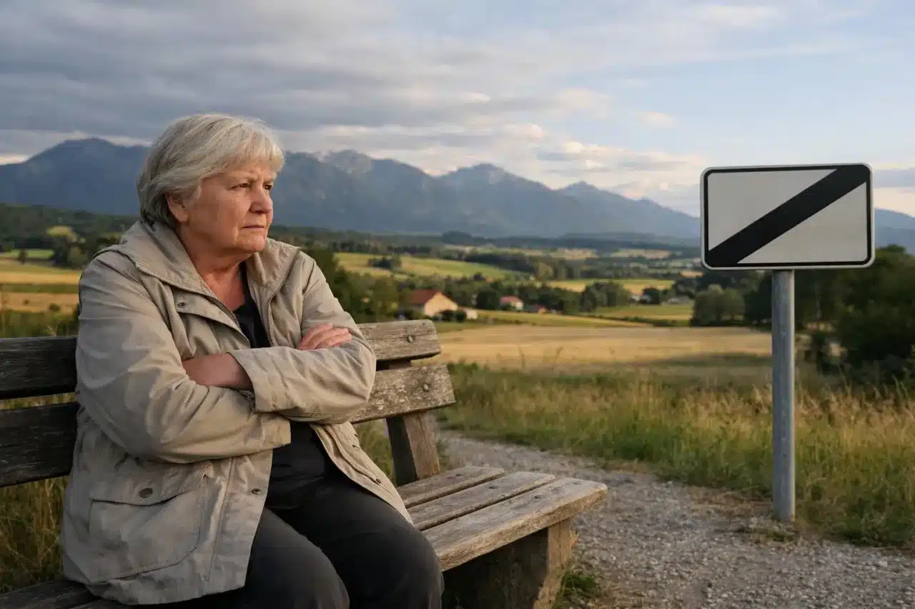 Erreur à ne pas commettre retraite - Personne âgée inquiète sur un banc