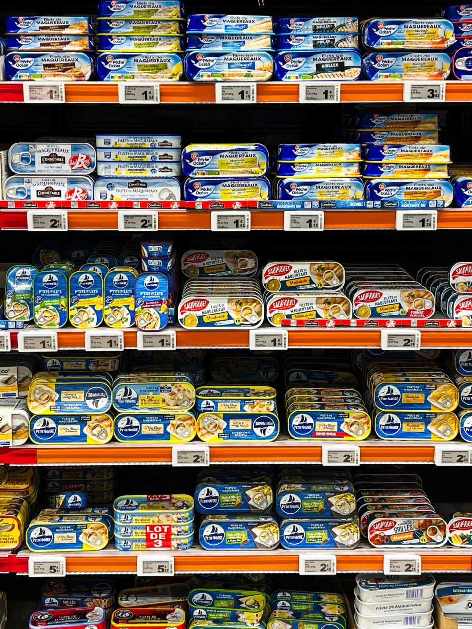 Etiquettes électroniques supermarchés