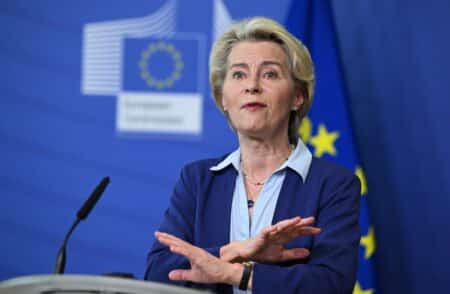 European,commission,president,ursula,von,der,leyen,speaks,during,a