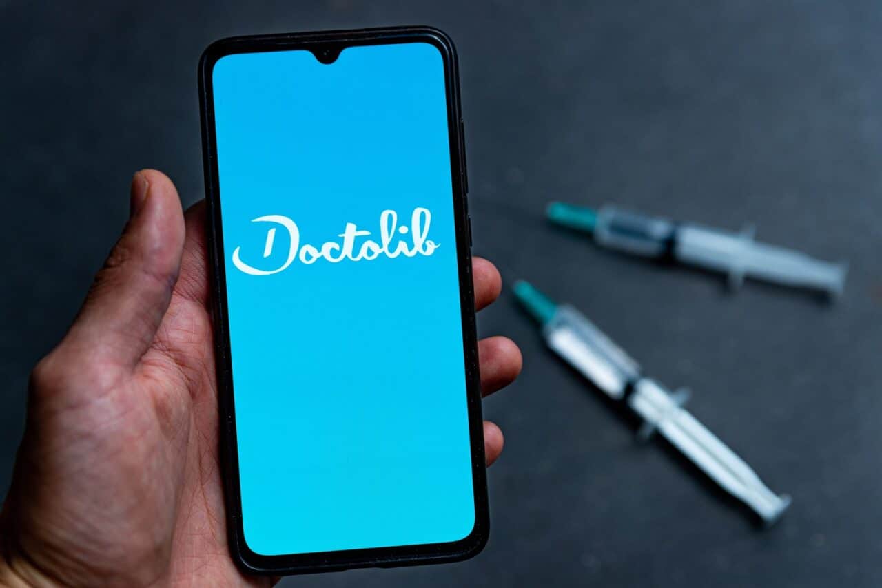 Barcelona,,spain, ,13,october,2021:,the,doctolib,app,is